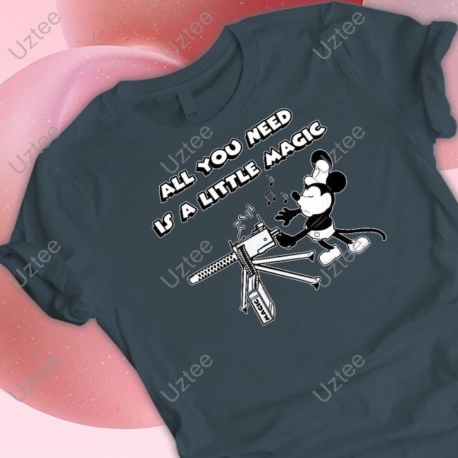 Jay D3po Mickey Mouse All You Need Is A Little Magic Tee Shirt