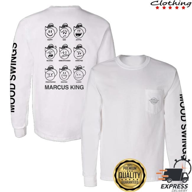 Official Marcus King Official Merch Marcus Moods Long Sleeve Crewneck Sweatshirt