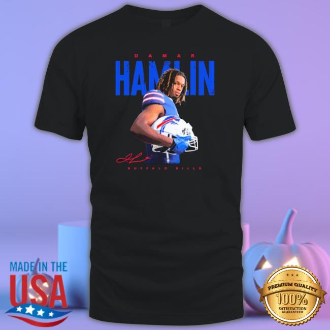 Damar Hamlin Buffalo Bills Signature Hoodie Damar Hamlin Buffalo Bills Signature Hoodie