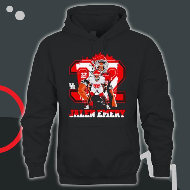 Official Houston Cougars Jalen Emery 2023 Ncaa Football Shirt