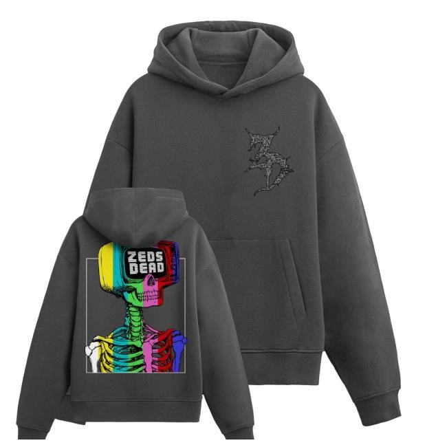 Official Zeds Dead Merch Shop Store Test Pattern Tee Shirt