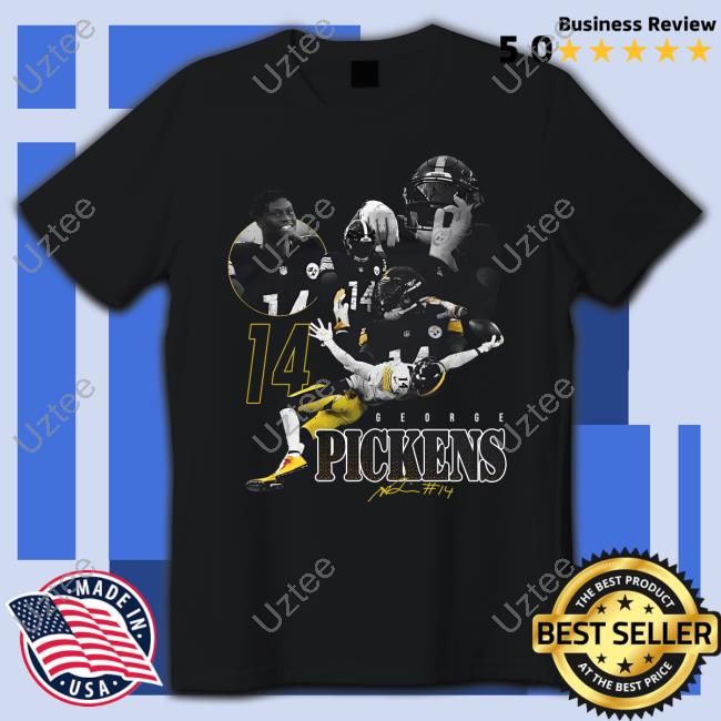 Pat Freiermuth Wearing George Pickens 14 Shirt