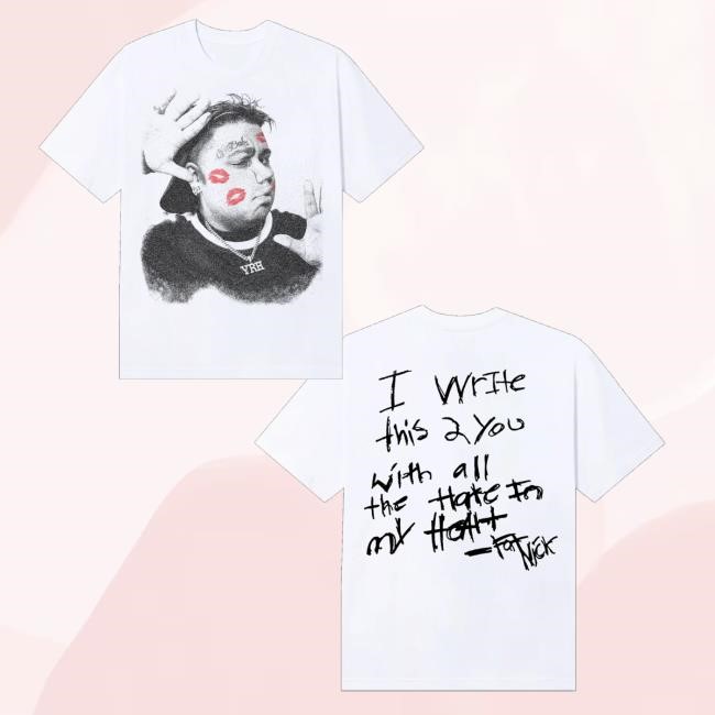 Fatnick Store Hate In My Heart White New Shirt Fatnick Store Hate In My Heart White Hoodie Sweatshirt
