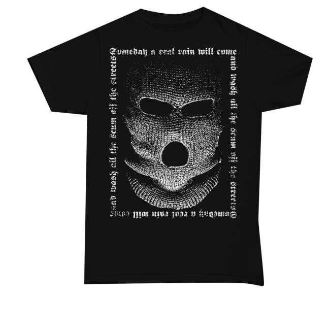 By Force Propaganda Merch Bfp Balaclava Real Rain Quote Hoodie