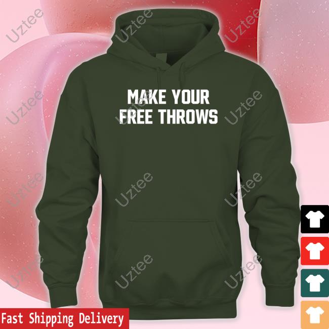 Rico Bo$Co Make Your Free Throws Hooded Sweatshirt Barstool Sports Store Rico Bo$Co Make Your Free Throws Shirt Barstool Sports Store