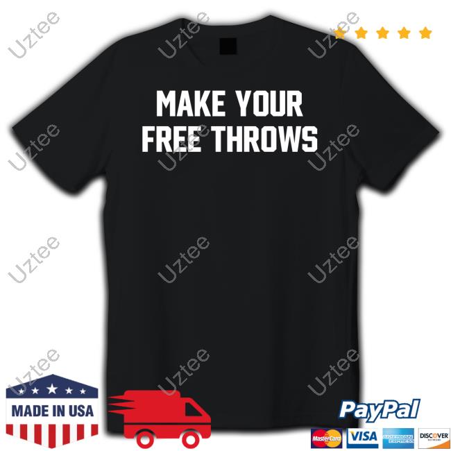 Rico Bo$Co Make Your Free Throws Hooded Sweatshirt Barstool Sports Store Make Your Free Throws Shirt