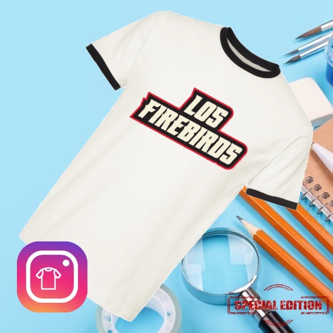 Trending Coachella Valley Firebirds Team Store Coachella Valley Firebirds Los Firebirds Wordmark Ringer Shirts