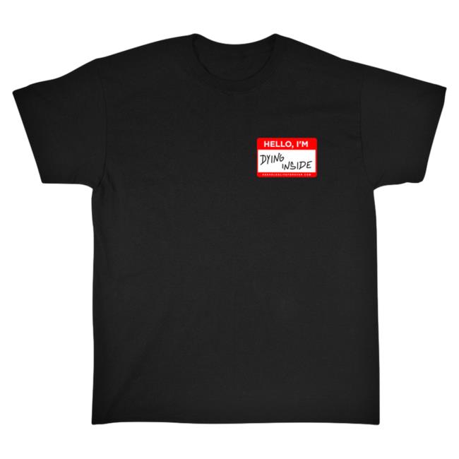 Official Linda Finegold Merch Store Hello I'm Dying Inside Pull Over Hoodie Black Lindafinegold Clothing Shop