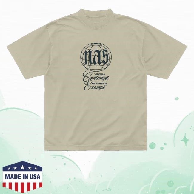 Nasirjones Shop Merch Greed & Contempt Tank Top