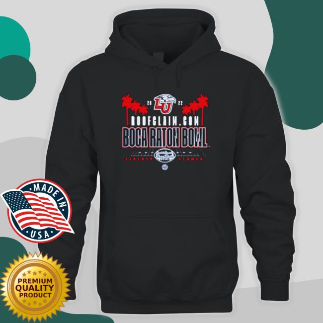 2022 Boca Raton Bowl Liberty Flames Hoodie 2022 Boca Raton Bowl Liberty Flames Hooded Sweatshirt