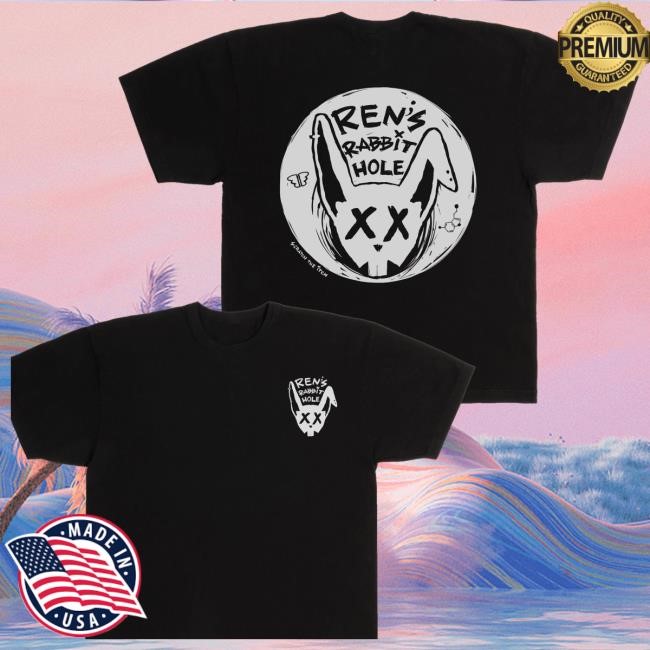 Trending Official Ren Merch Ren Rabbit Hole Black Shirts