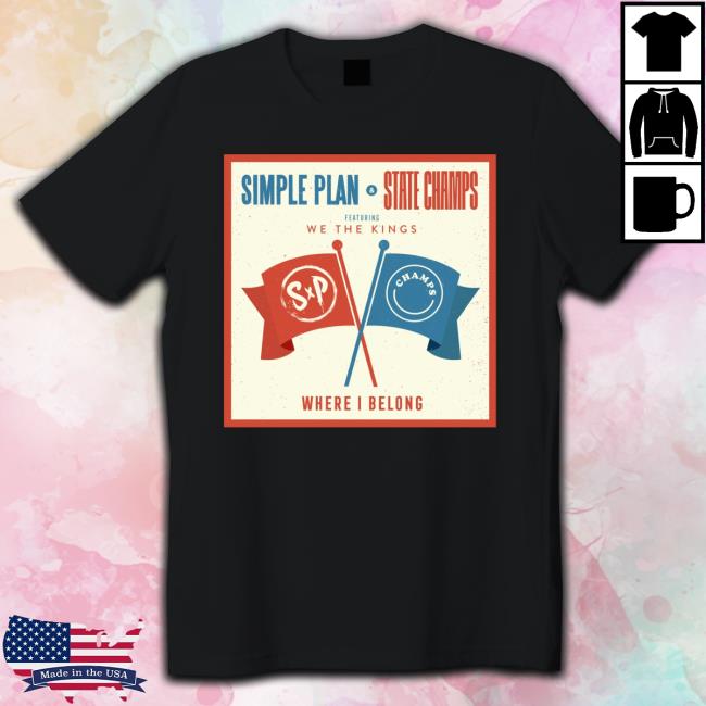 Simple Plan And State Champs S X P Champs Logo Sweatshirt