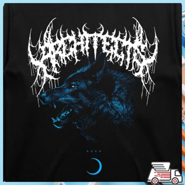 Architects Merch Shop Wolf Black Sweatshirt