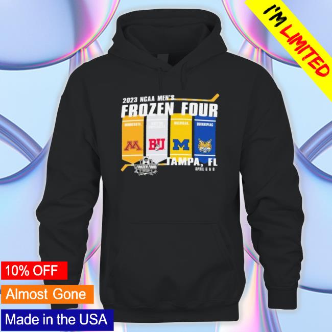 2023 Ncaa Men’S Frozen Four Tampa 4 Teams Flag Shirt 2023 Ncaa Men’S Frozen Four Tampa 4 Teams Flag Shirt