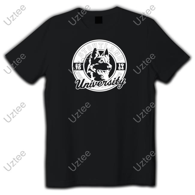 Madi Stoutland University Estd 1984 Hungry Dogs Run Faster T Shirt