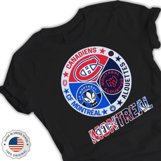 Montreal Canadiens Alouettes Cf Montreal Shirts