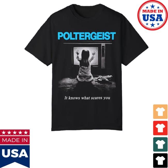 Ironfortressrecords Merch Poltergeist It Knows What Scares You Horror Movie Shirts