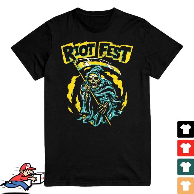 Riot Brand Reaper 2024 Lineup Tee Shirt