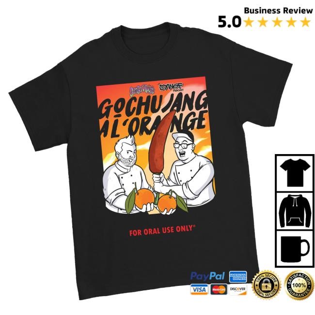 Official Down Right Merch Chef Brian Tsao - Hot Sauce Tee Shirt