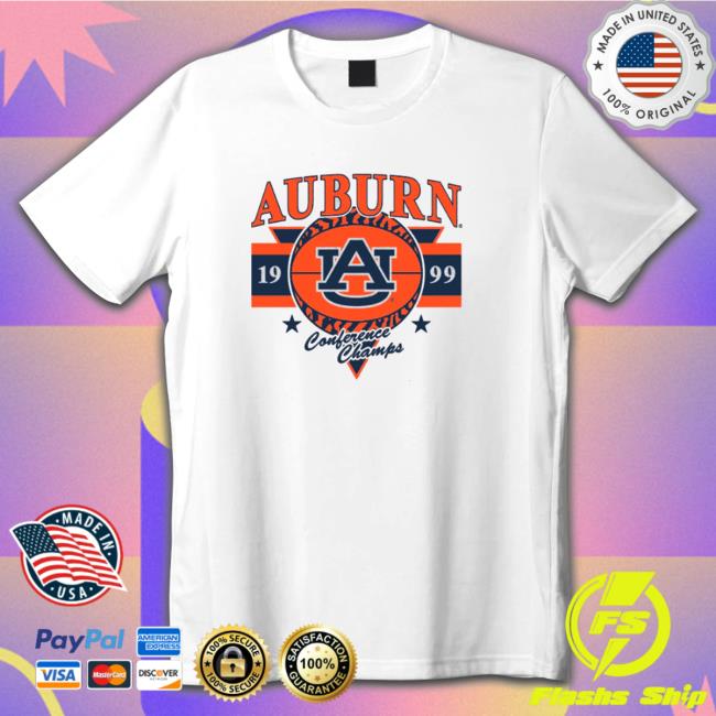 Official Auburn Basketball 1999 Conference Champs shirt