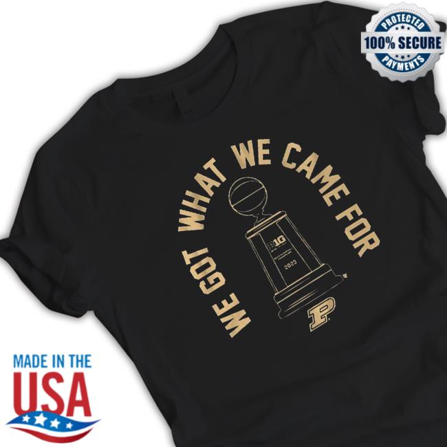 We Got What We Came For shirt