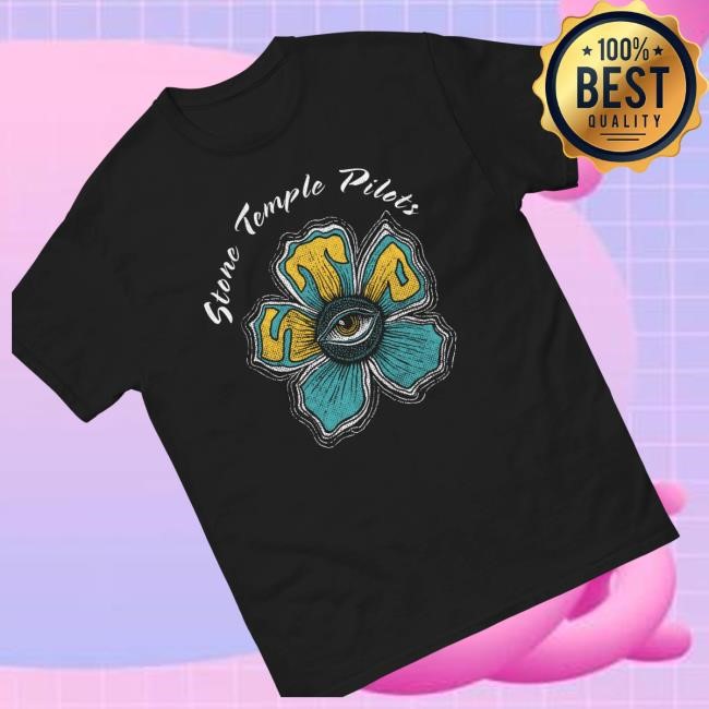Official Stone Temple Pilots Eye Flower T Shirt