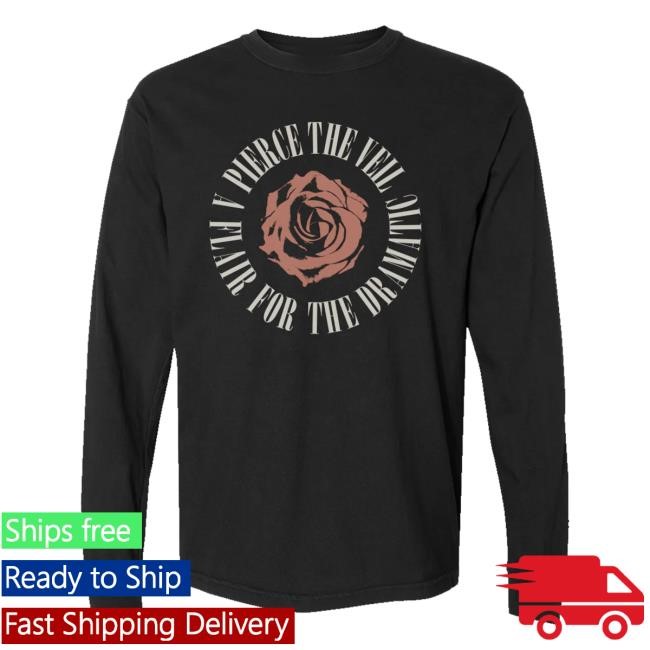Official Pierce The Veil A Flair For The Dramatic Rose T Shirt