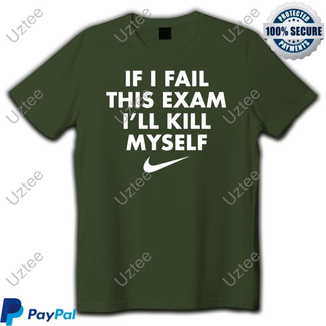 Official Failureinternational Store If I Fail This Exam I'll Kill Myself Hoodie