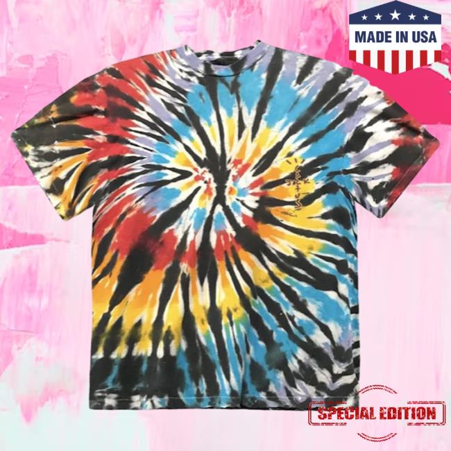 Official Travis Scott Merch Store Travis Scott Highest In The Room Long Sleeve T-Shirt Tie Dye TravisScott Shop