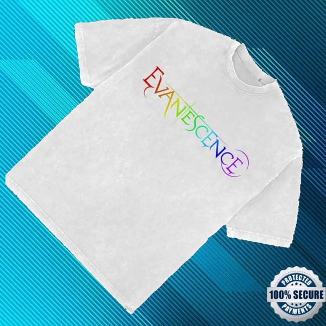 Trending Evanescence Merch Pride Logo Heather White Tee