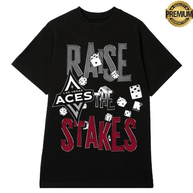 Official Acesteamshop Las Vegas Aces Raise The Stakes 2024 Playoffs Crewneck Sweatshirt