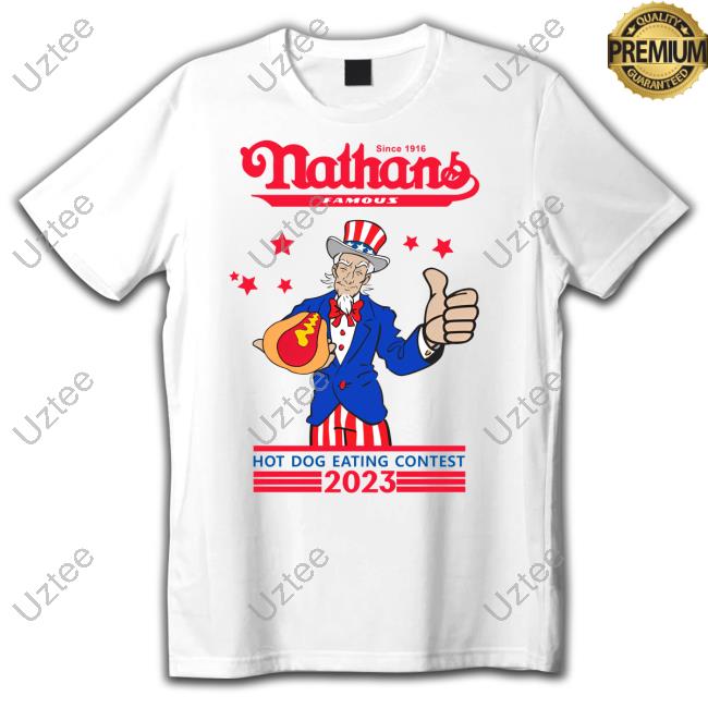 Joey Chestnut Nathan's 2023 Hot Dog Eating Contest Hooded Sweatshirt