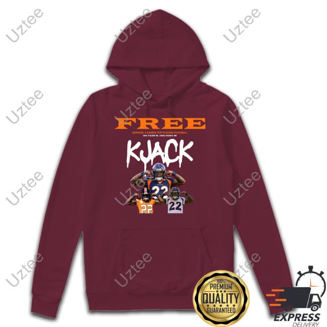 Broncos Db’S Wearing Free Kjack Serving 4 Games For Playing Football Shirts