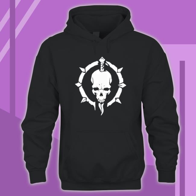 Blizzard Merch Diablo Iv Necromancer Icon Black Crewneck Sweatshirt