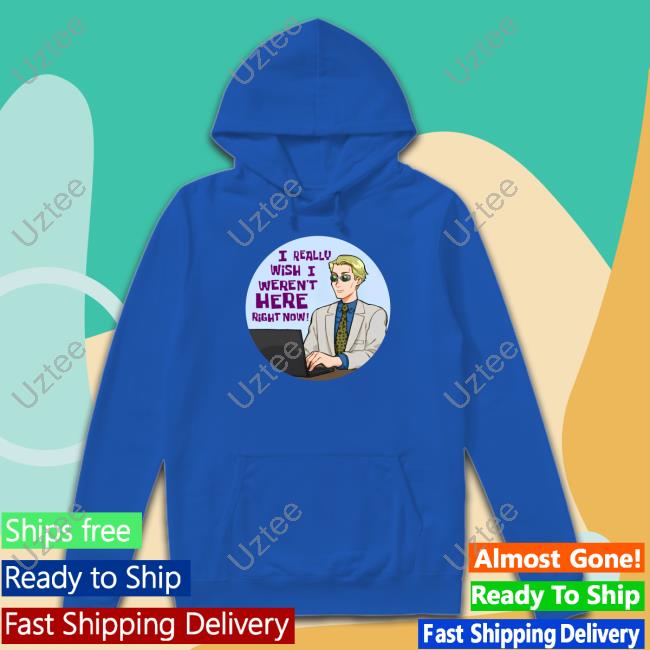 Jujutsu I Really Wish I Weren't Here Right Now Hoodie Jujutsu Pin