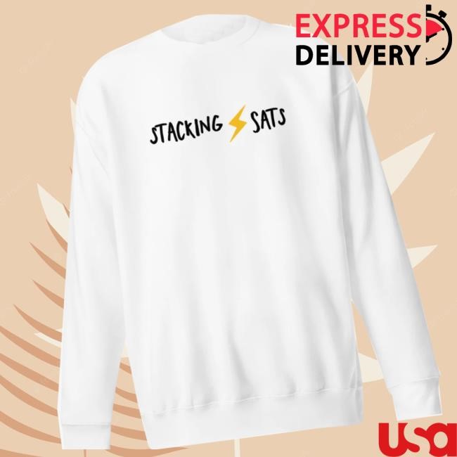 Official Crypto Goodies Merch Store Stacking Sats Tee