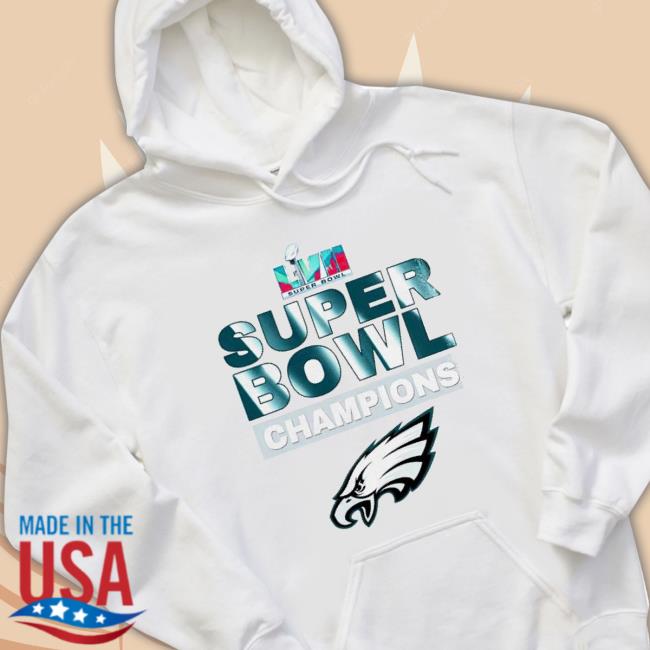 Philadelphia Eagles Football Champions Super Bowl Lvii 2023 Hooded Sweatshirt