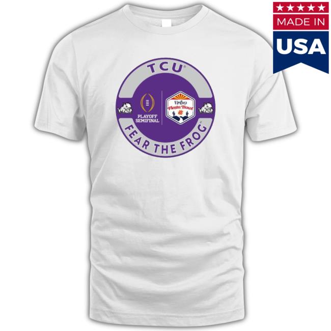 Tcu Playoff Semifinal 2022 Vrbo Fiesta Bowl Logo Sweaters Tcu Playoff Semifinal 2022 Vrbo Fiesta Bowl Logo Hooded Sweatshirt