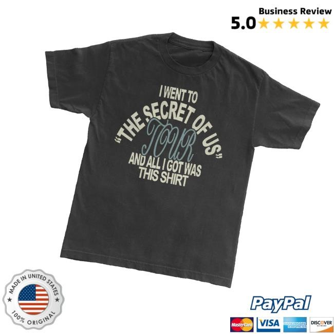 Gracie Abrams Shop The Secret Of Us Shirts