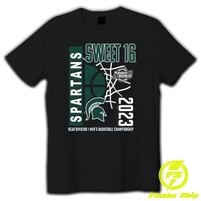 Michigan State Spartans 2023 Ncaa Men’S Basketball Tournament March Madness Sweet 16 Sweatshirt