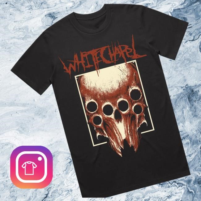 Whitechapel Merch Zoomed Coal Shirt