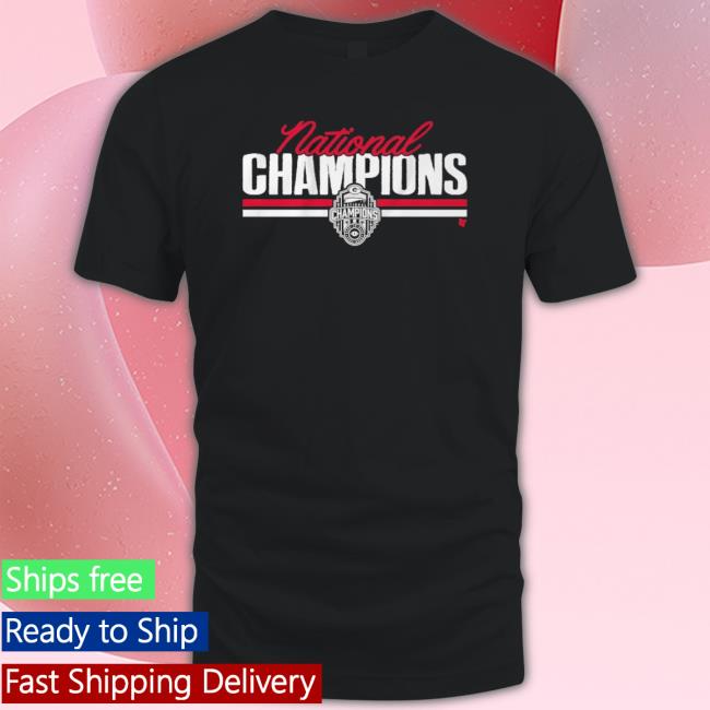 Georgia Football National Champions Script Block Classic Shirt