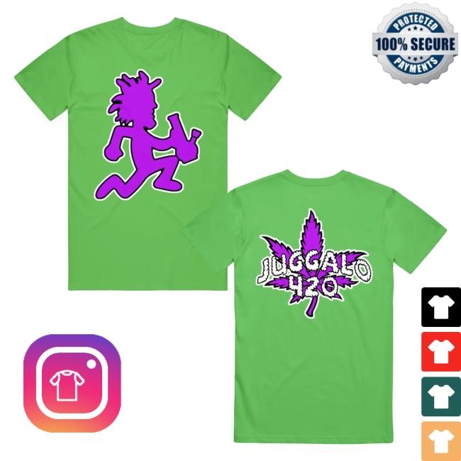 Psychopathic Records Store Insane Clown Posse Bong Man Green Shirt