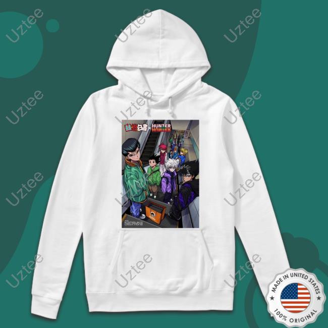 Official Kensuke Creations Yu Yu Hakusho X Hunterxhunter Long Sleeve Tee Shirt
