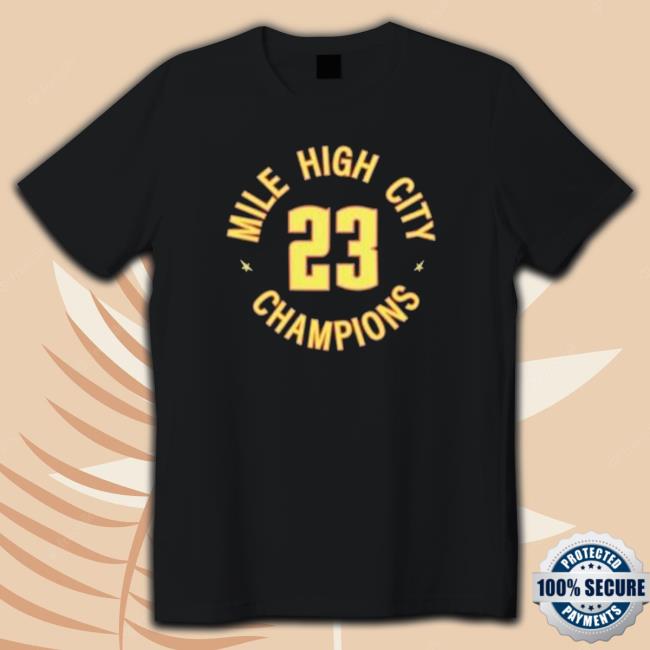 Denver Nuggets Basketball Mile High City Champions 2023 Crewneck Sweatshirt