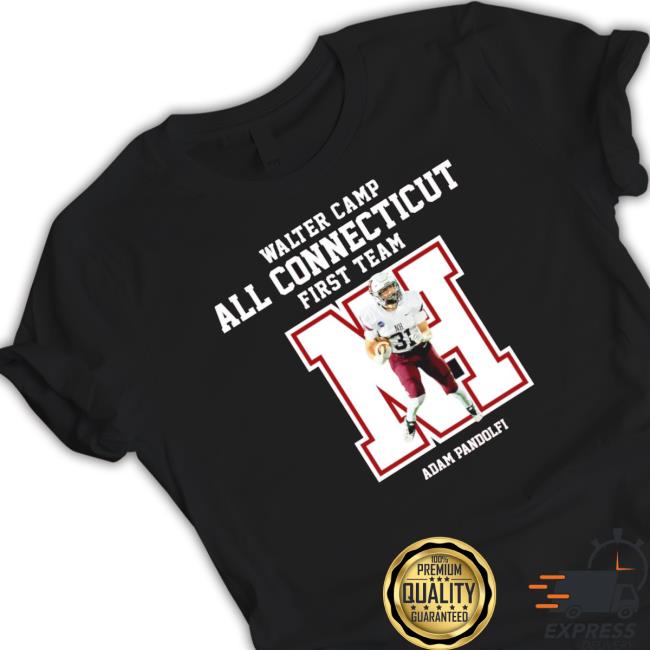 Walter Camp All Connecticut First Team Adam Pandolfi 2022 Shirt
