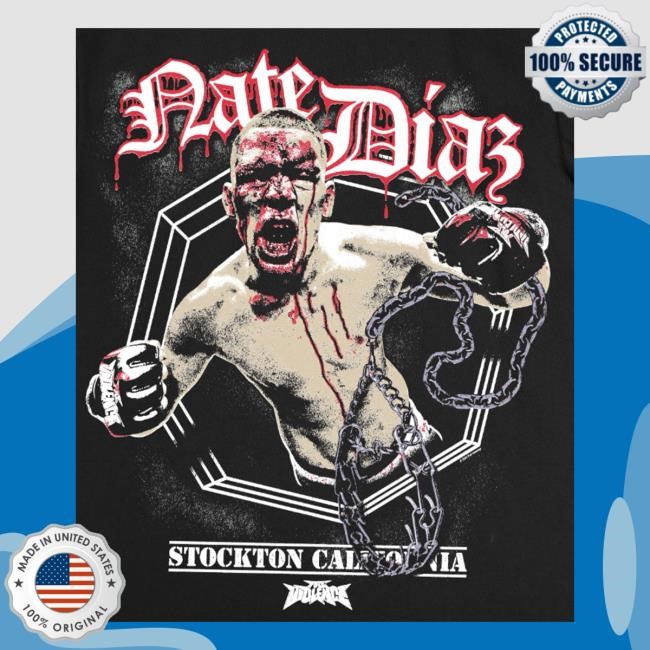 Full Violence Store Stockton Slugger Long Sleeve Shirt Nate Diaz Stockton Slugger