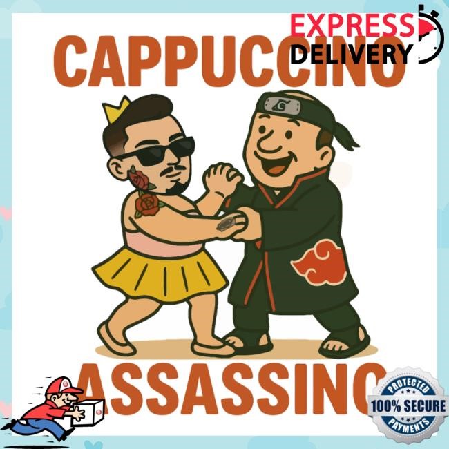 Crawly Shop Merch Cappuccino Assassino Tee Shirt