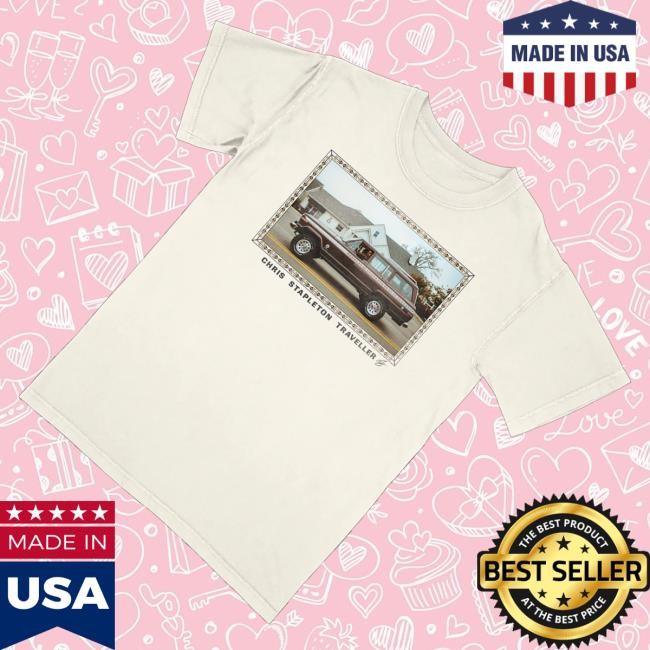 Chris Stapleton Merch Traveller Jeep Photo Hooded Sweatshirt