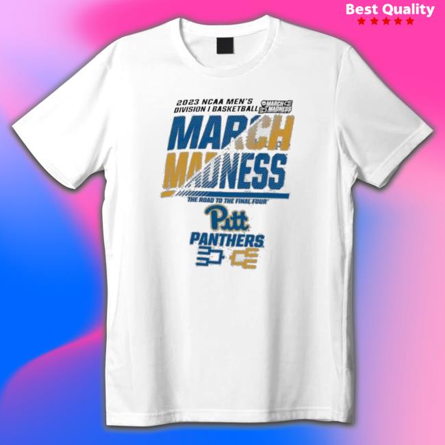 Pitt Panthers Men’S Basketball 2023 Ncaa March Madness The Road To Final Four shirt, hoodie, tank top, sweater and long sleeve t-shirt
